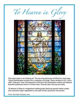 To Heaven in Glory Organ sheet music cover